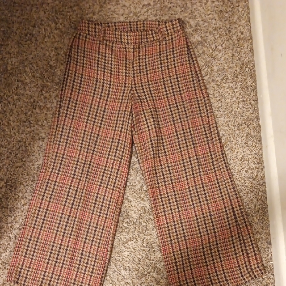Women's Vintage Tweed Multicolor Pants By Christina Gavioli Size 4